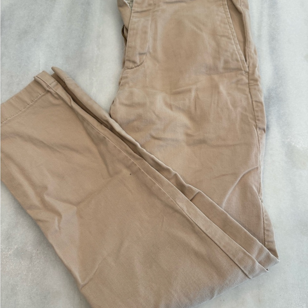 J crew boys stretch chino pants khaki skinny stretch